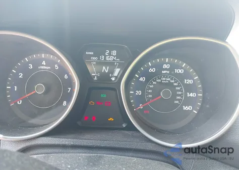 2013 Hyundai Elantra Limited из США, поврежденный, VIN 5NPDH4AE2DH310302